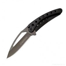 Нож Kosadaka складной 15.5/8см 250гр стальное лезвие/черная рукоять N-F29G